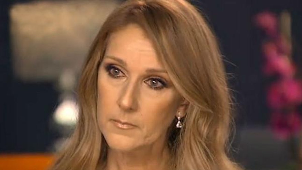 Céline Dion, durante una entrevista con la cadena ABC, en marzo del año pasado, en la que explicaba cómo cuidaba de su marido.-ABC