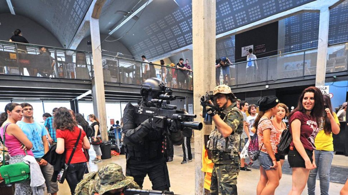 El cosplay (disfrazarse de personajes de cómic o de videojuegos) fue una de las actividades.-ISRAEL L. MURILLO