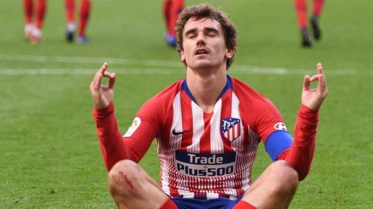 Griezmann, con la camiseta del Atlético.-DENIS DOYLE / GETTY IMAGES