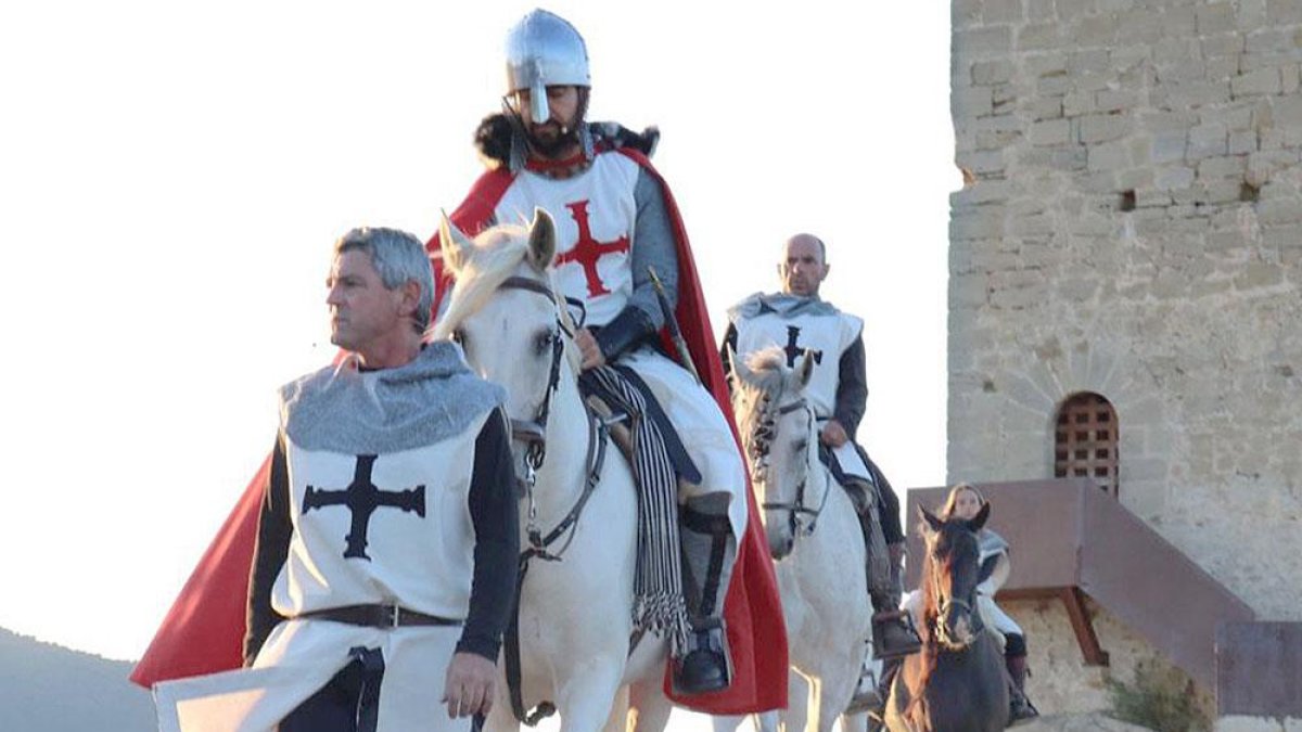 El Castillo de Santa Gadea del Cid es uno de los escenarios elegidos para la representación de ‘La Jura del Cid’.-ECB