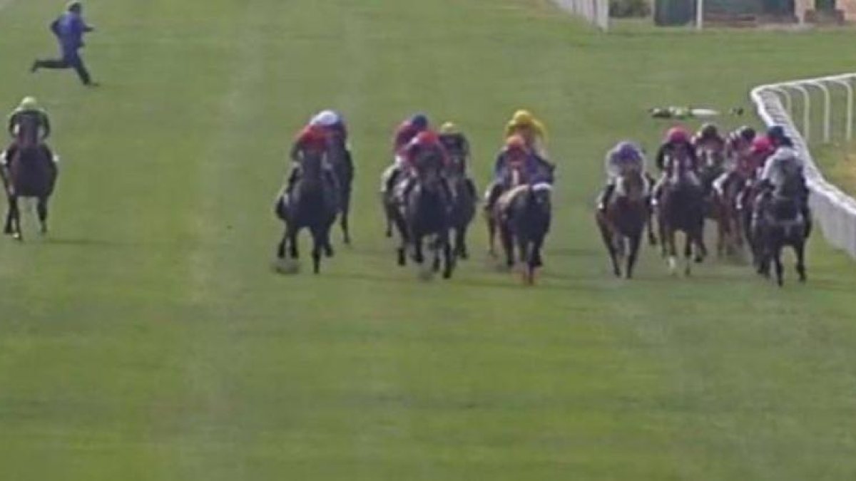 Imagen del accidente en el Hipódromo de la Zarzuela.-EL PERIÓDICO