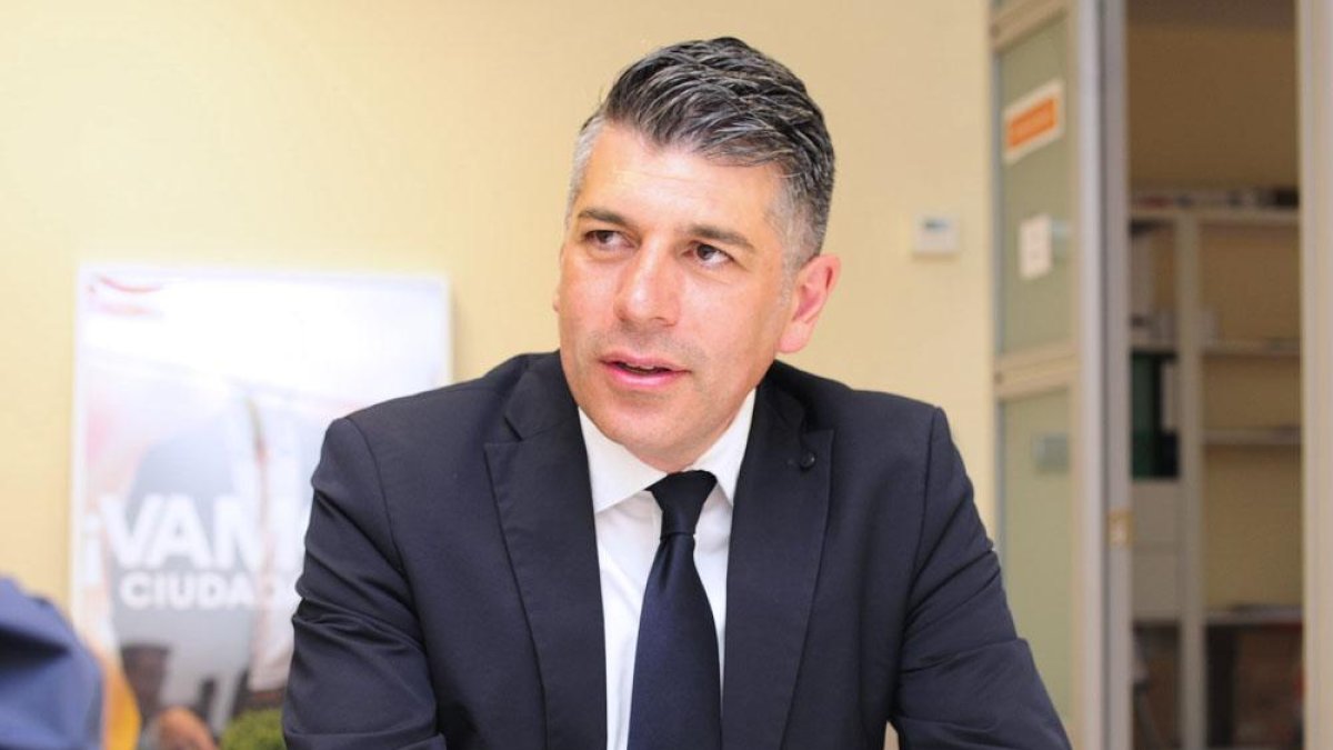 El portavoz de Cs en el Ayuntamiento de Burgos, Vicente Marañón-