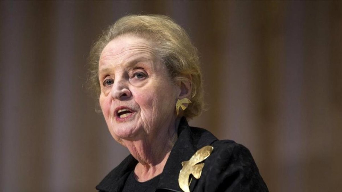 Madeleine Albright.-AFP