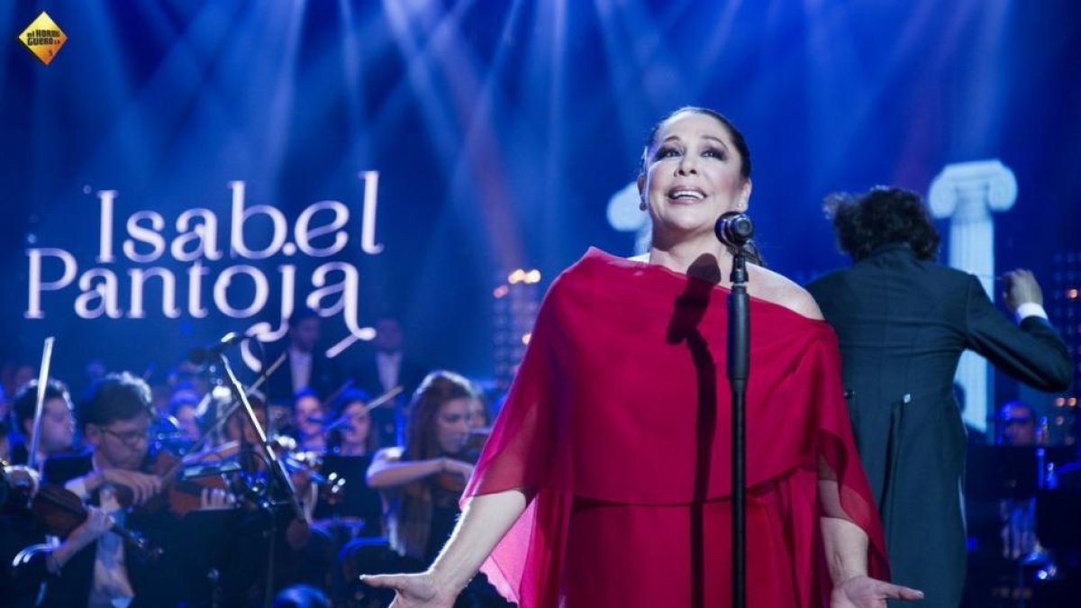 Isabel Pantoja, en el programa 'El Hormiguero' de Pablo Motos.-ANTENA 3