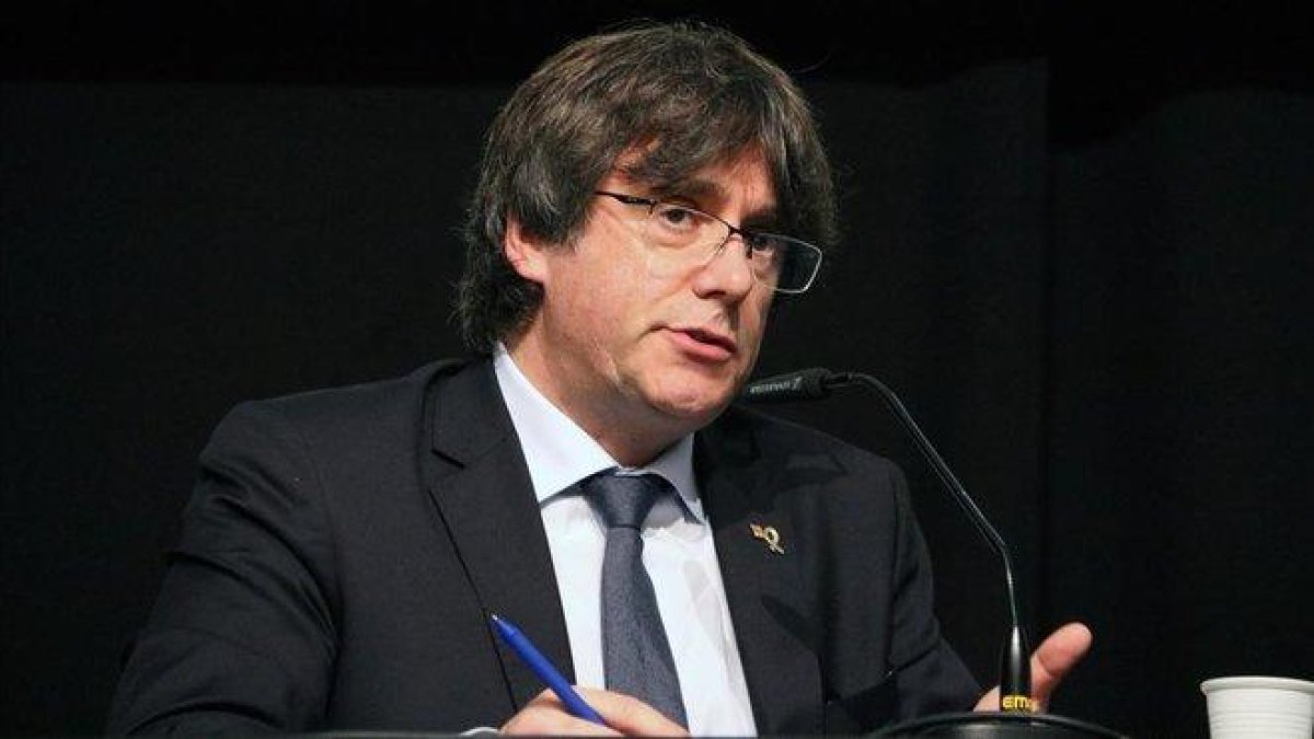 El expresidente de la Generalitat Carles Puigdemont.-