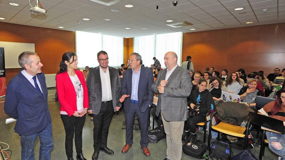 René Payo, Cristina Pérez Villegas, Luis MiguelTorres, José María Chomón yRicardo García Ureta.-ISRAEL L. MURILLO