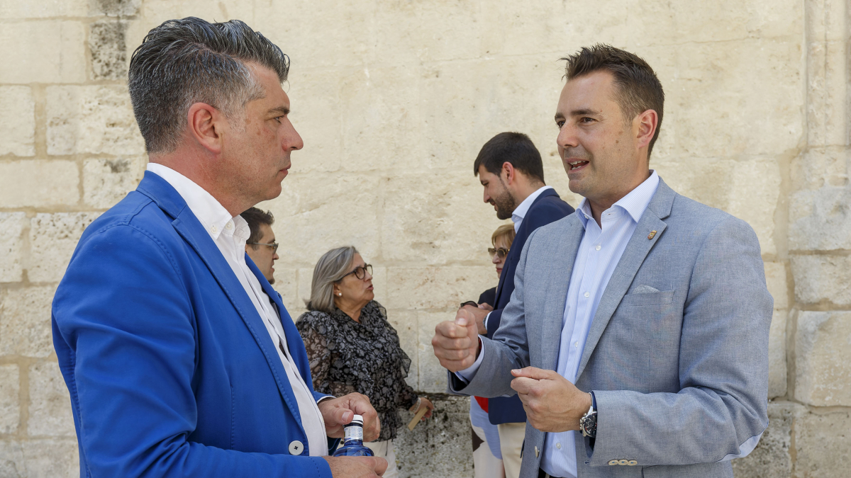 Vicente Marañón y Daniel de la Rosa, vicealcalde y alcalde, respectivamente.
