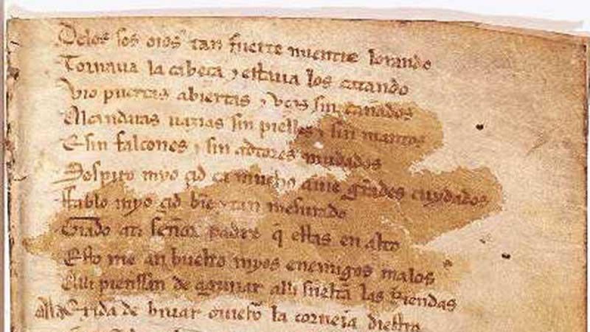 Una de las 74 páginas del manuscrito custodiado en la Biblioteca Nacional al que se puede acceder desde su página web.-