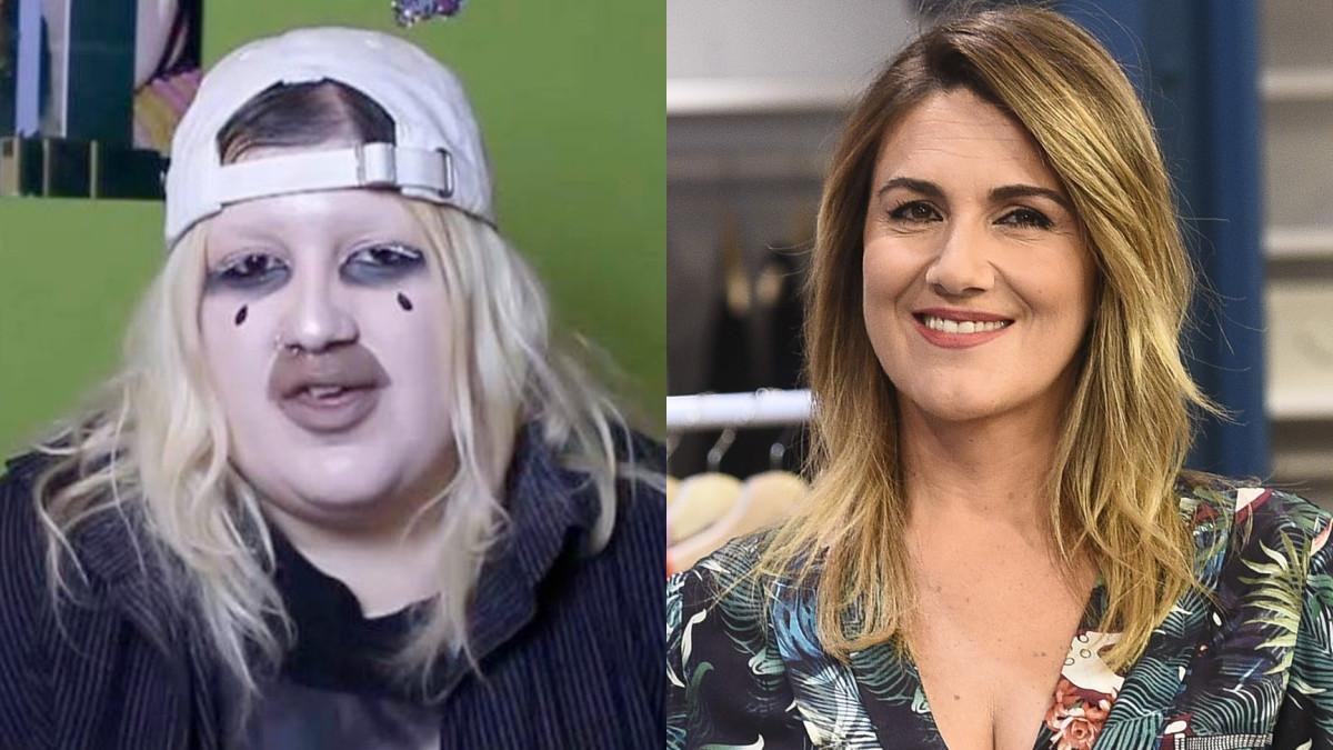 La influencer Soy una Pringada y Carlota Corredera.-EL PERIÓDICO