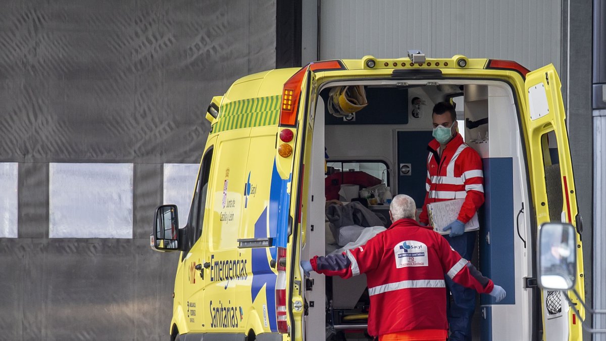 Imagen de una ambulancia. SANTI OTERO
