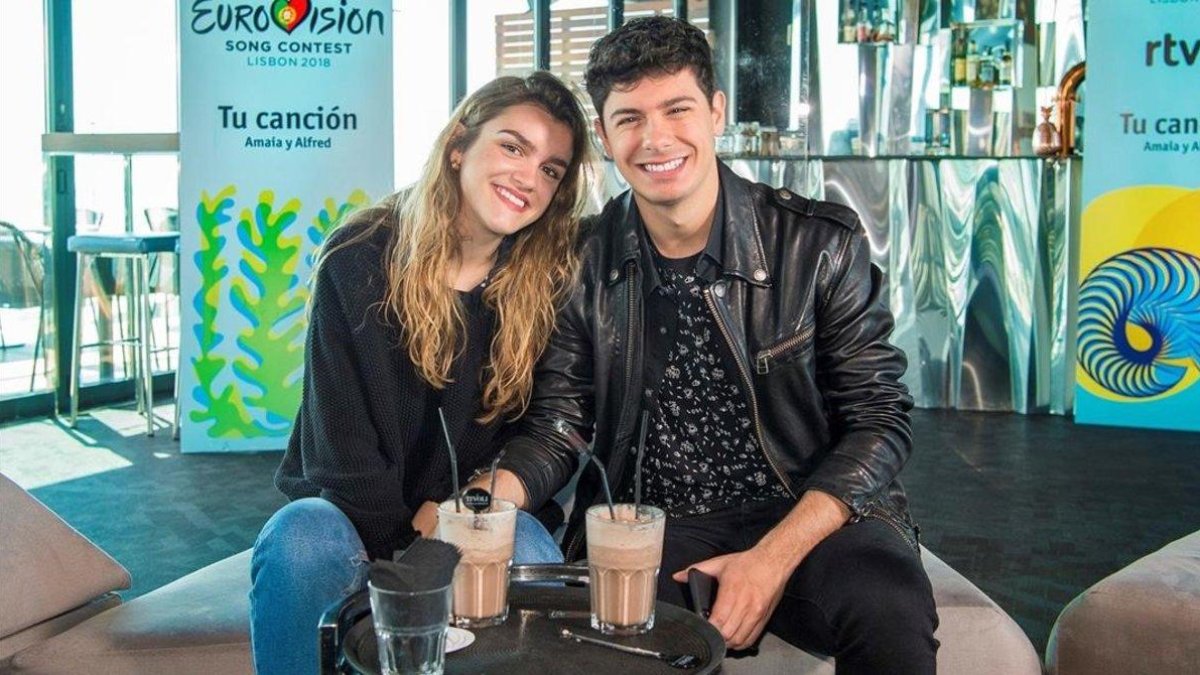 Amaia y Alfred, en una entrevista concedida a EFE.-EFE