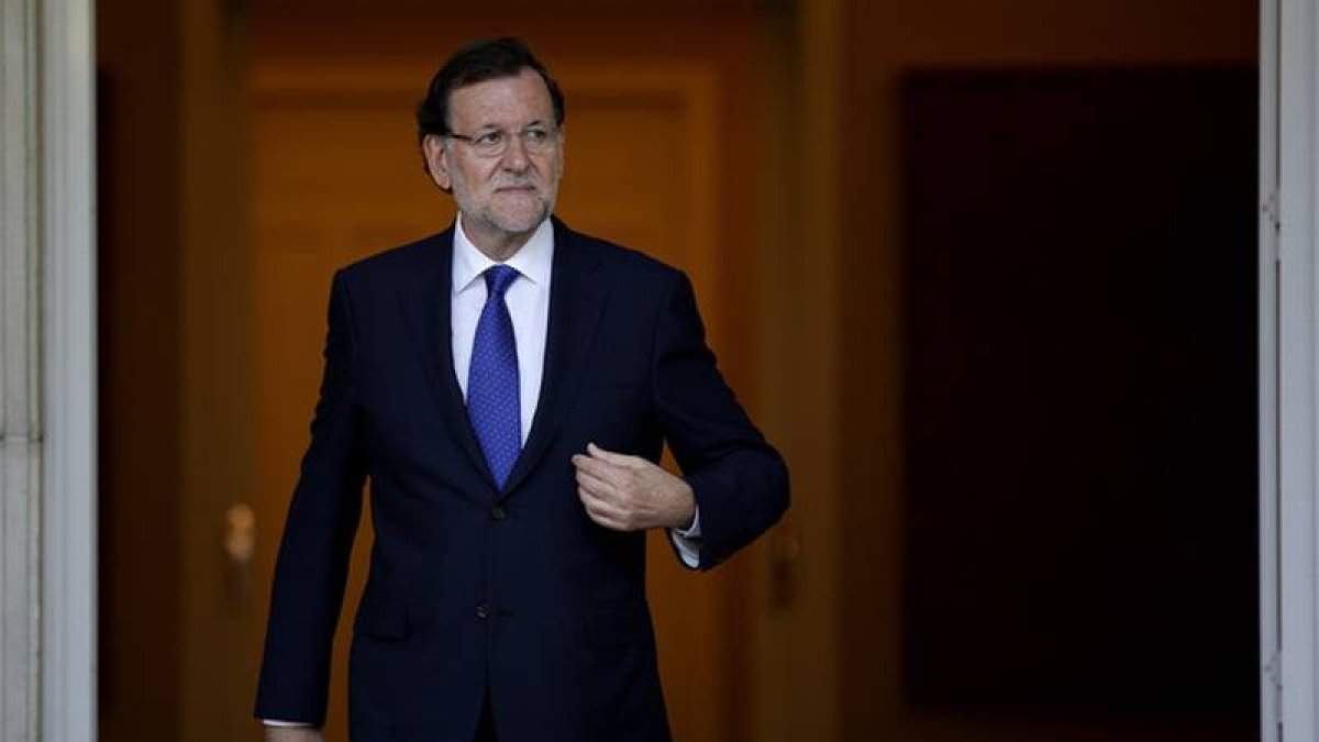 El presidente del Gobierno, Mariano Rajoy, este miércoles en Madrid.-JOSÉ LUIS ROCA