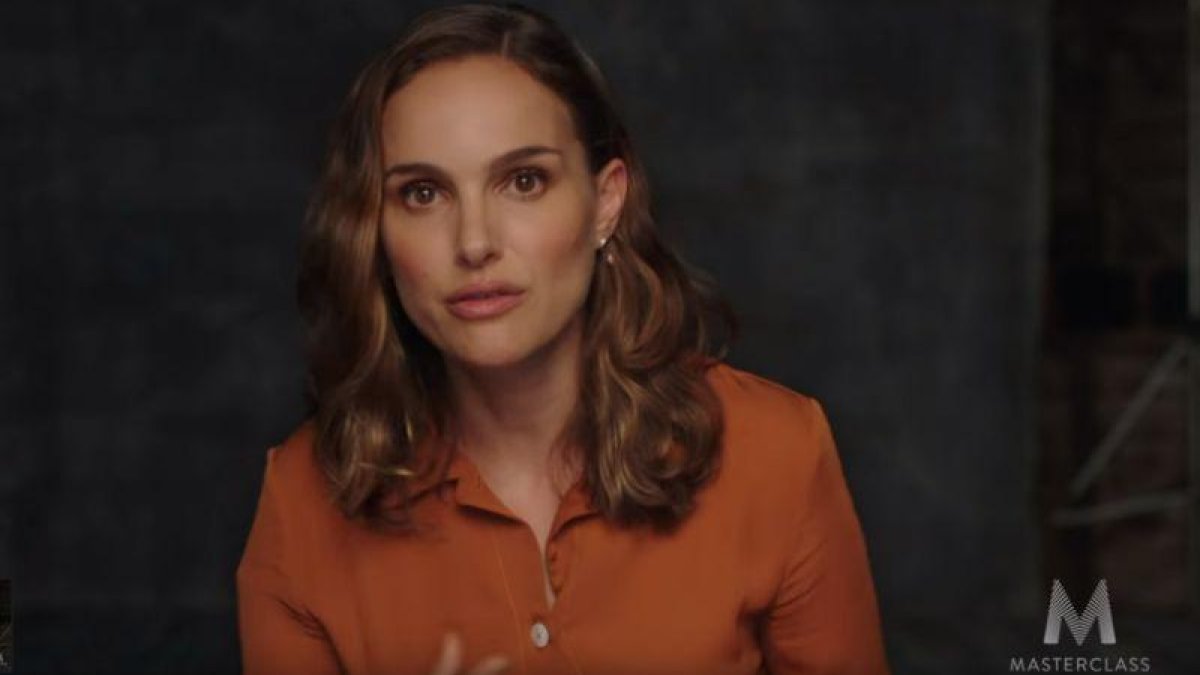 Natalie Portman se suma a las MasterClass de las celebridades de Hollywood.-YOUTUBE