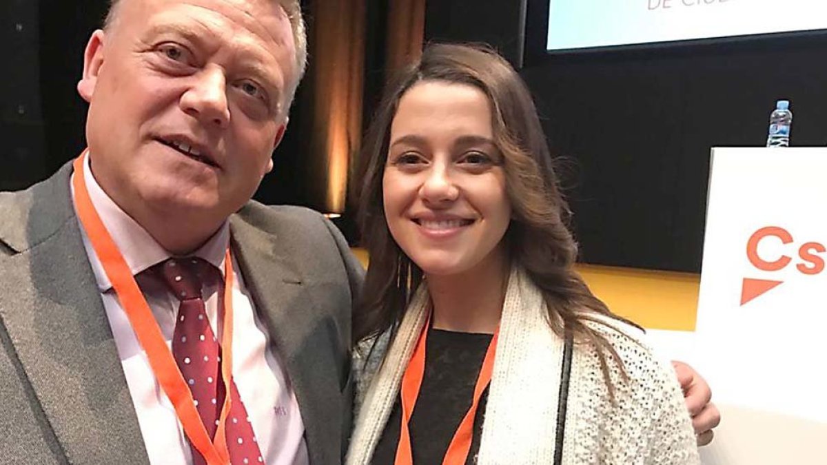 Lorenzo Rodríguez con Inés Arrimadas. L.R.