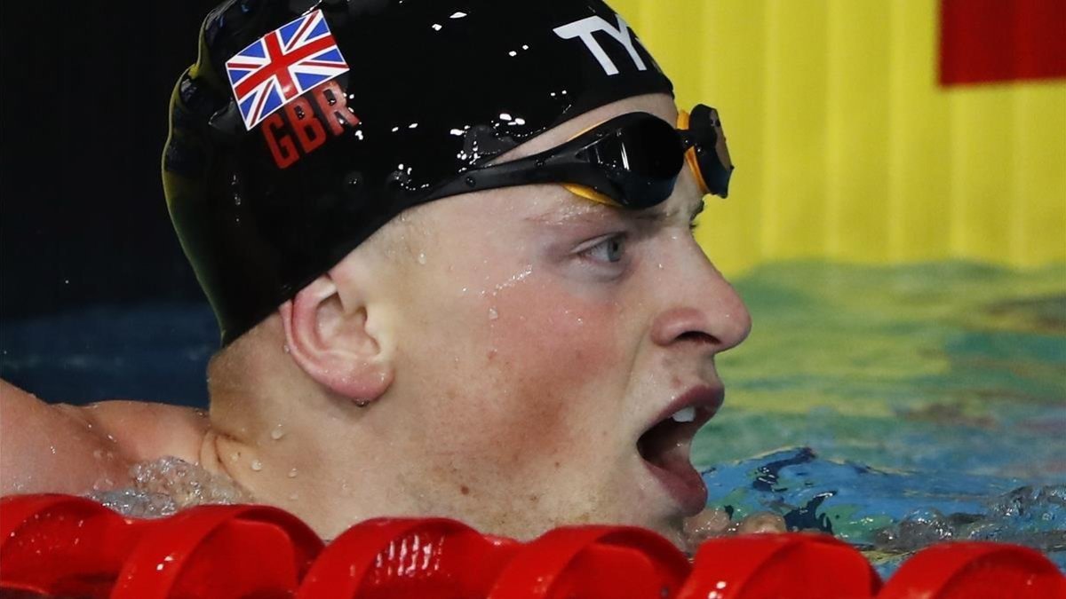 Adam Peaty ha visto rebajado su récord en 10 centésimas.-REUTERS / STEFAN WERMUTH