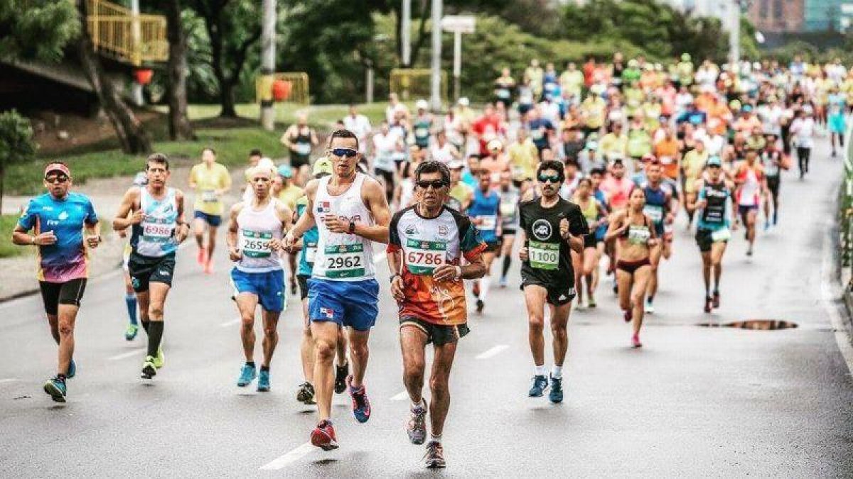 El maratón de Medellín, en una edición anterior.-MARATÓN DE MEDELLÍN