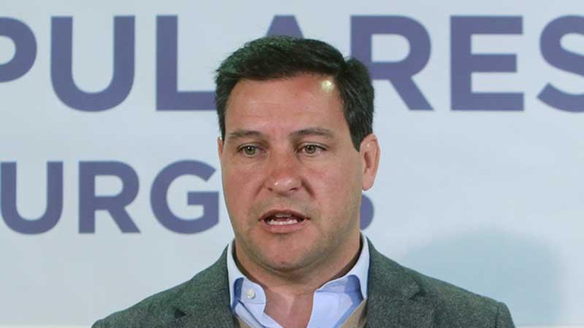 Raúl de la Hoz, ayer, en Burgos.-RAÚL G. OCHOA