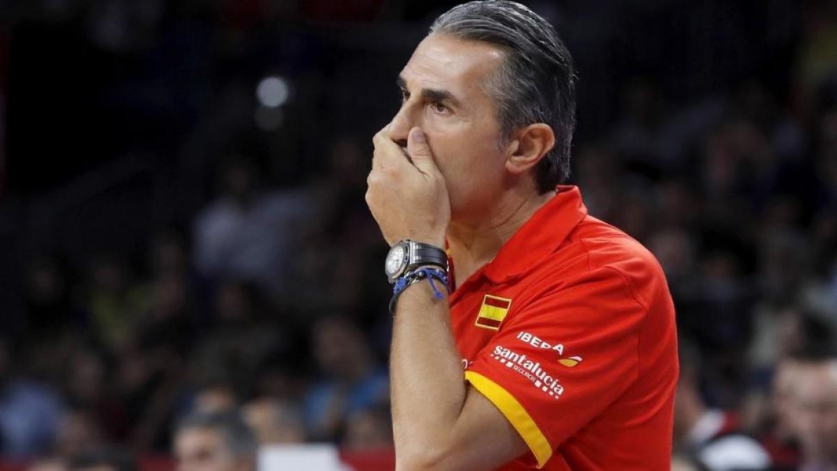 Sergio Scariolo, seleccionador español.-EFE / JUAN CARLOS HIDALGO