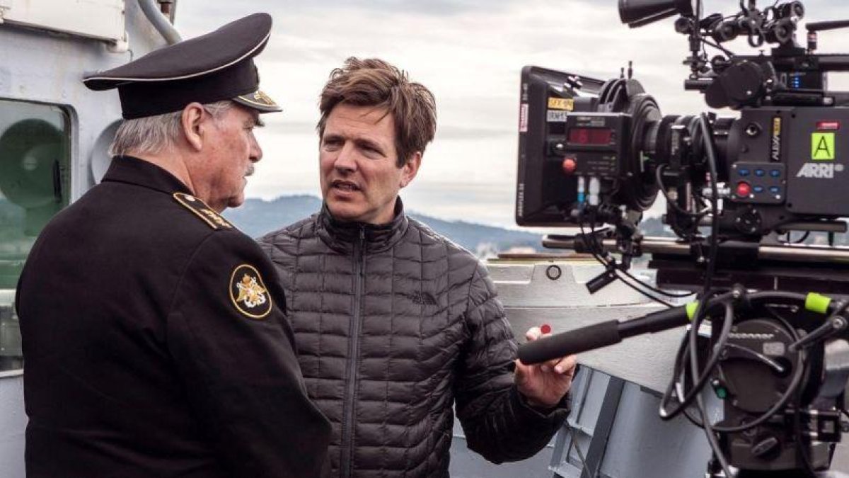 Thomas VInterberg, durante el rodaje de su película Kursk-MIKA COTELLON