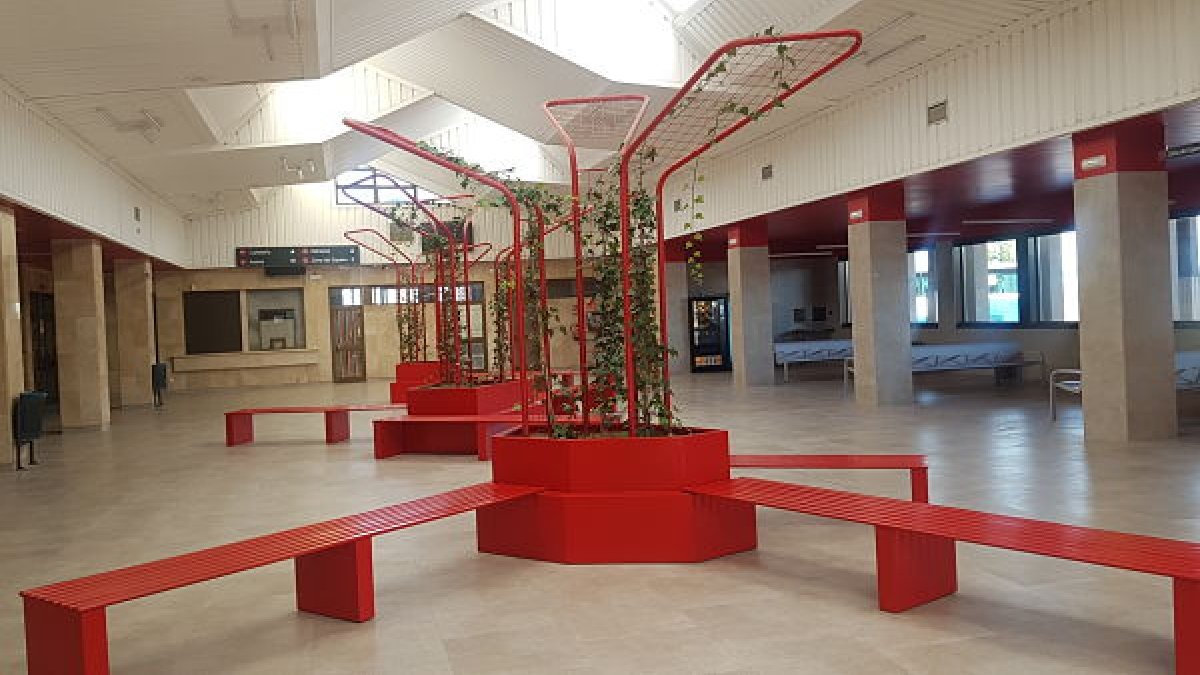La empresa descarta activar por ahora la venta en taquilla en la estación de Aranda. L. V.