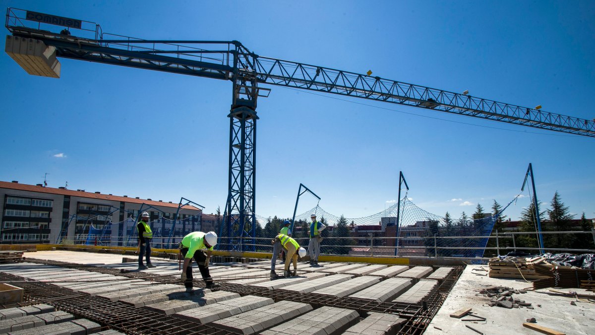 Imagen de una obra de nueva construcción. TOMÁS ALONSO