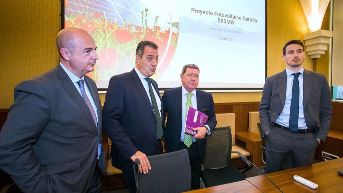 Presentación del proyecto Garoña 595MW promovido por Solaria en La Bureba. TOMÁS ALONSO
