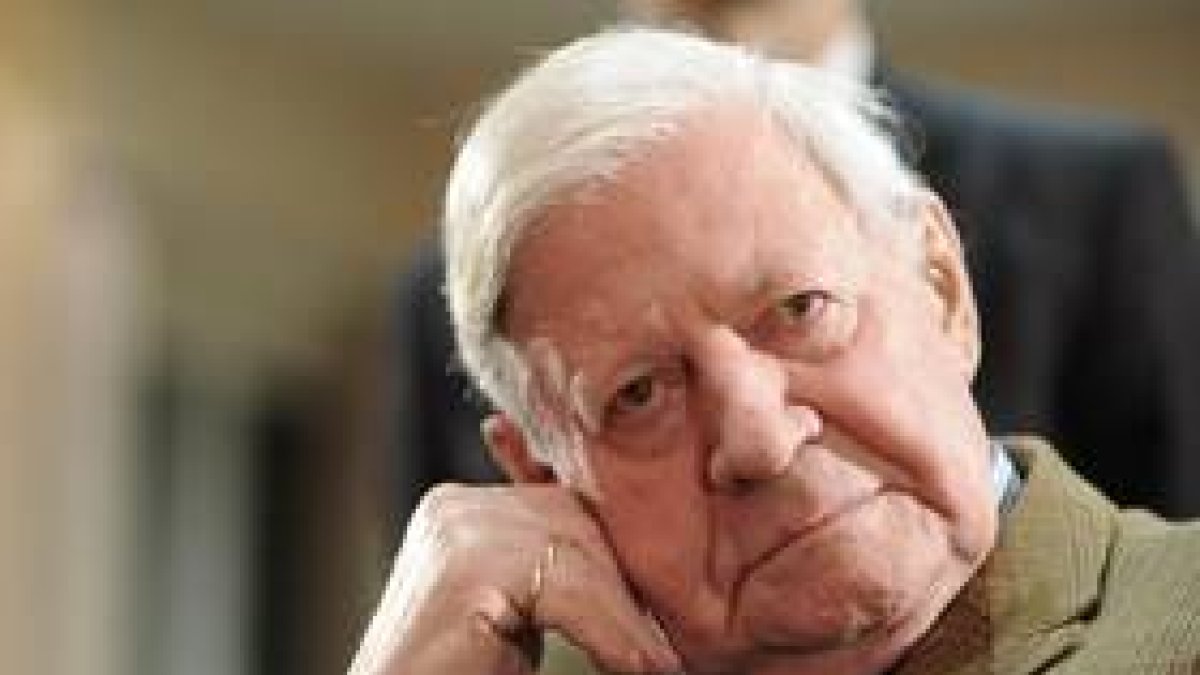 El canciller Helmut Schmidt.-Foto: AFP