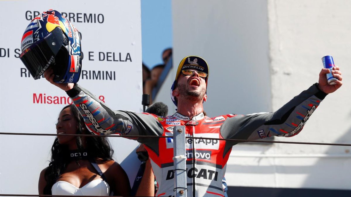 Dovizioso celebra su triunfo-MAX ROSSI / REUTERS