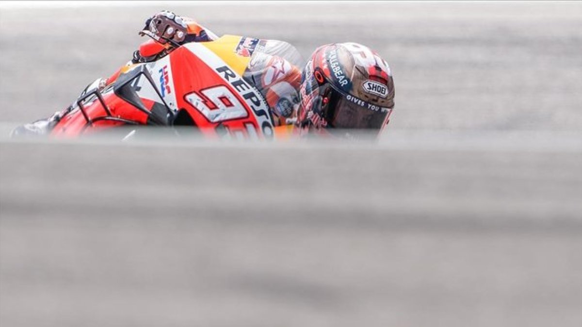 Márquez, en acción.-