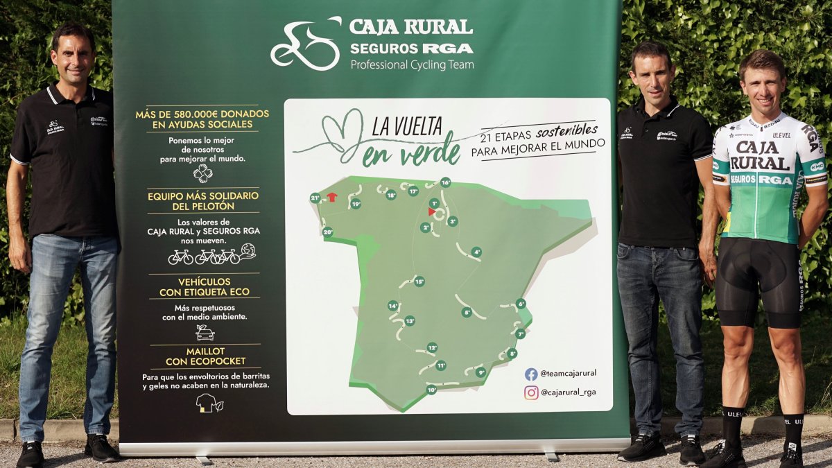 Cajaviva Caja Rural lanza el reto sostenible y solidario La Vuelta en Verde para recaudar ‘likes’ en beneficio de Cruz Roja. ECB
