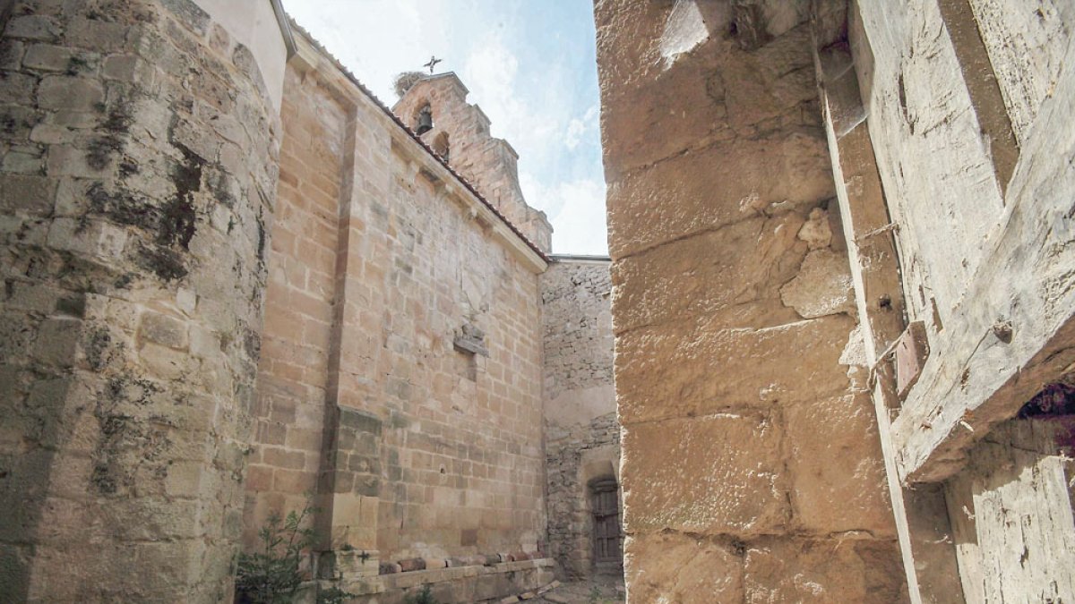 Imagen de la iglesia de Aguilar de Bureba tras la restauración. G. GONZÁLEZ