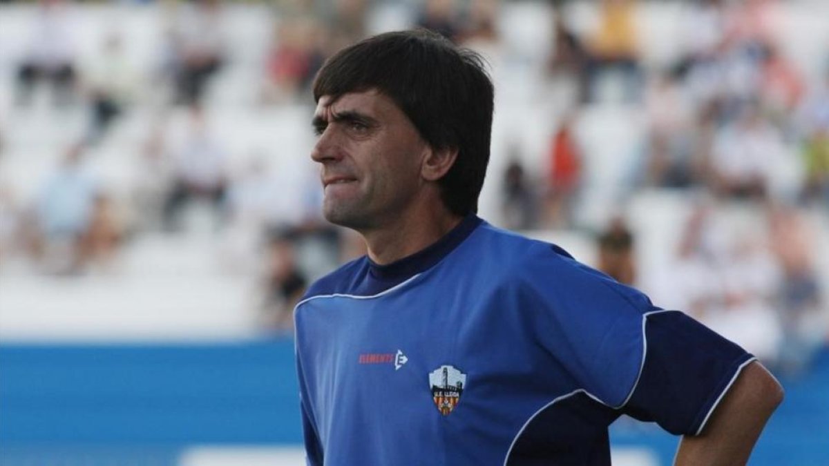 Emili Vicente, durante su etapa al frente del Lleida.-IGNASI PAREDES