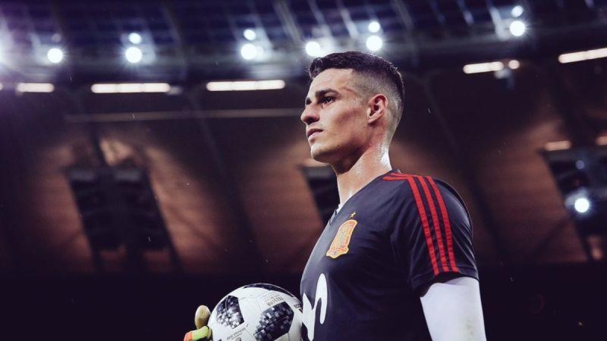 Kepa, con el uniforme de España.-TWITTER / KEPA