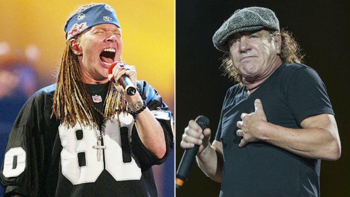 Confirmado, Axl Rose será el nuevo vocalista de AC/DC en la próxima gira europea.-AFP