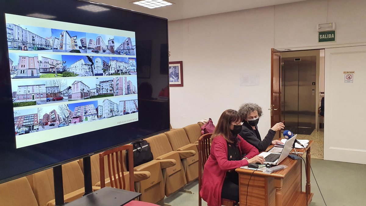 Imagen de la presentación técnica celebrada ayer en el salón de Plenos del Ayuntamiento. L. VELÁZQUEZ