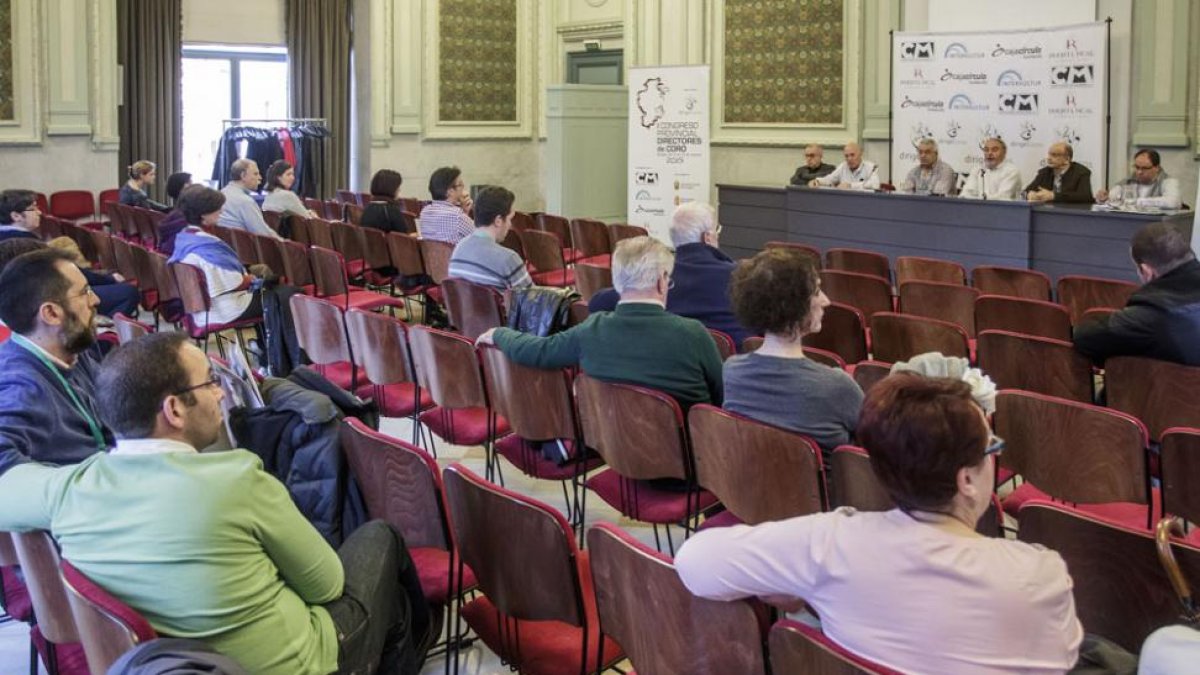 Directores y compositores participaron en la última mesa redonda antes de la clausura en la Polisón.-Santi Otero
