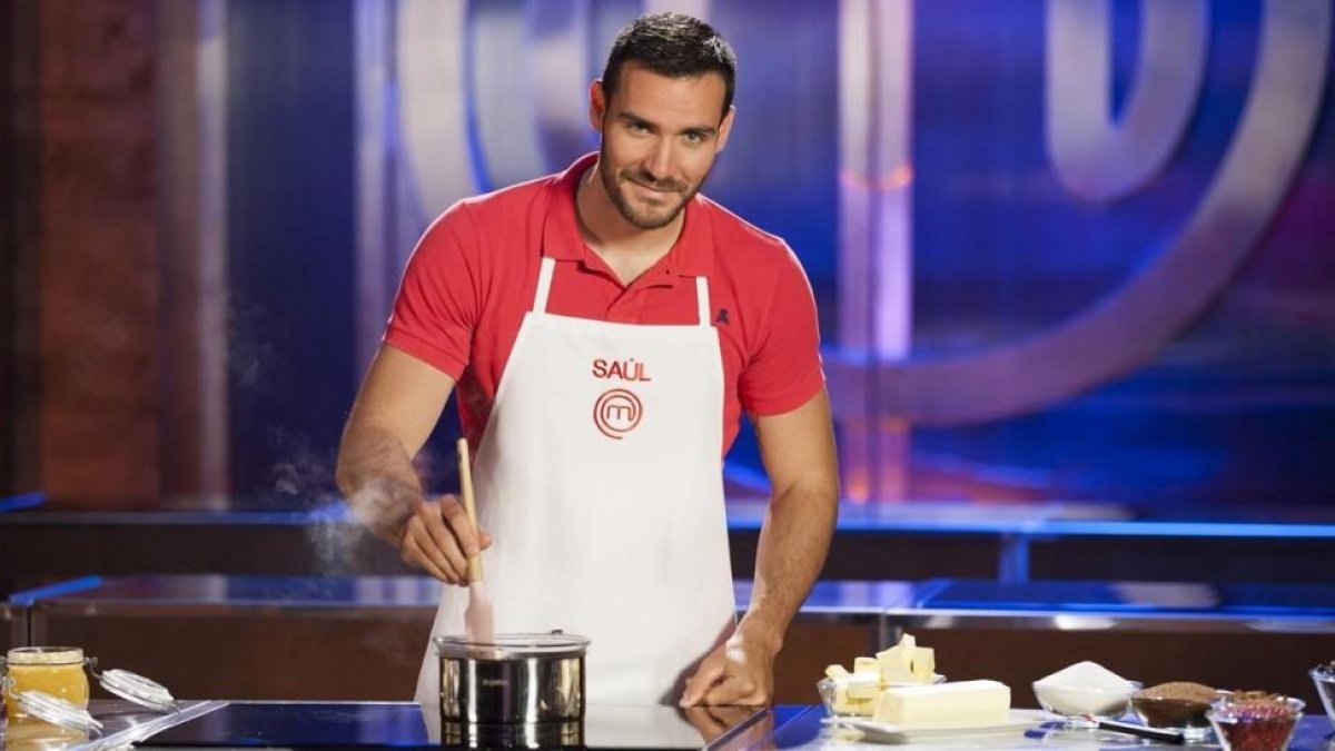 Saúl Craviotto, ganador de la segunda edición del concurso gastronómico de TVE-1 Masterchef Celebrity.-UNIDAD FOTOGRAFIA - TVE S A