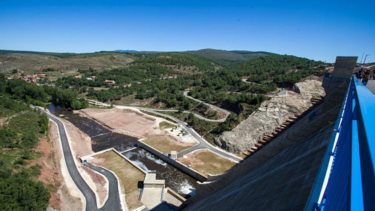 El embalse de Castrovido, una de las mayores inversiones públicas en Burgos. ECB