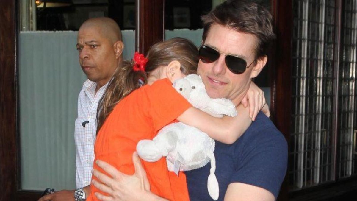 El actor y su hija Suri, hace unos años en Manhattan.-GTRES