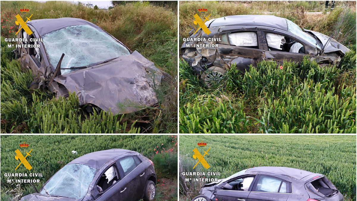 Accidente en la Ribera. GUARDIA CIVIL