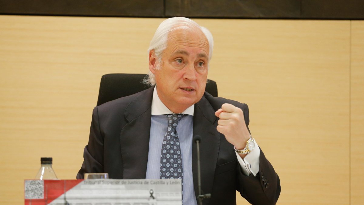 José Luis Concepción, presidente del TSJCyL. SANTI OTERO