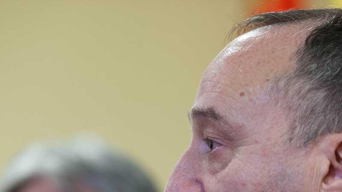 El rector de la UVa, ayer en Soria.-ICAL