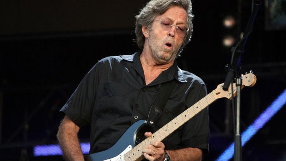 Eric Clapton durante un concierto en el Hyde Park de Londres-