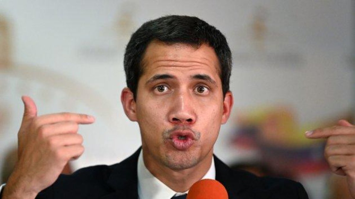 Juan Guaidó, el autoproclamado presidente interino de Venezuela.-AFP