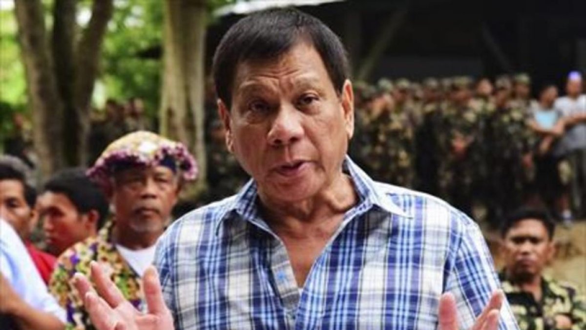 El presidente de Filipinas, Rodrigo Duterte.-AFP / NOEL CELIS