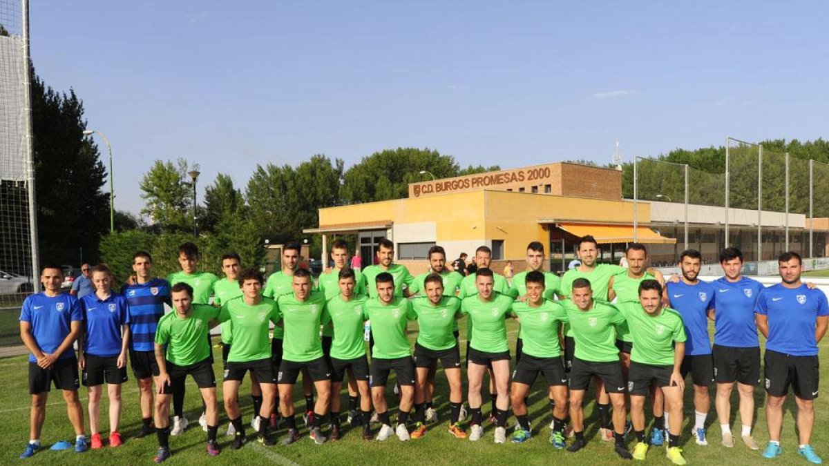 El Universidad Isabel I Burgos Promesas realizó ayer su primera sesión de trabajo de la pretemporada-Israel L. Murillo