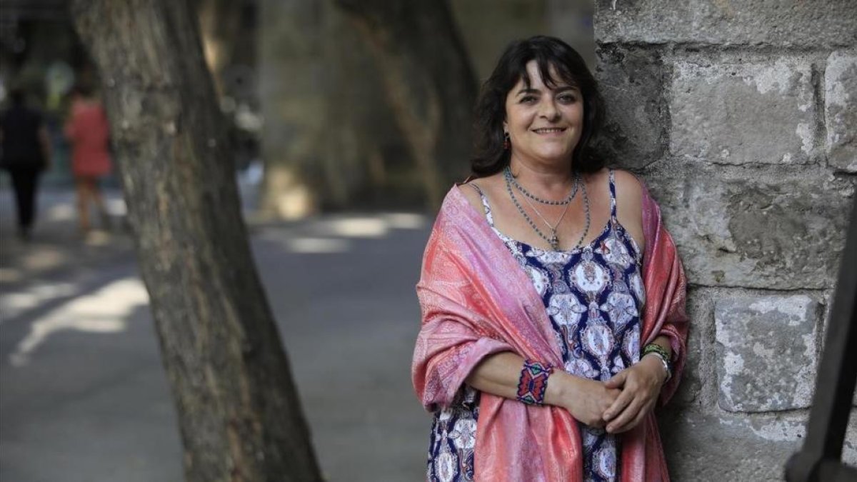 Giovanna Valls, durante una entrevista con EL PERIÓDICO, el pasado mes de julio.-FERRAN NADEU