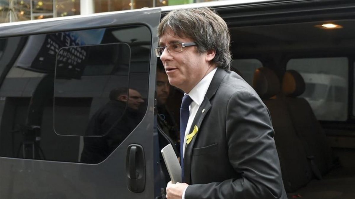 Carles Puigdemont, el pasado 22 de diciembre en Bruselas-JOHN THYS (AFP)