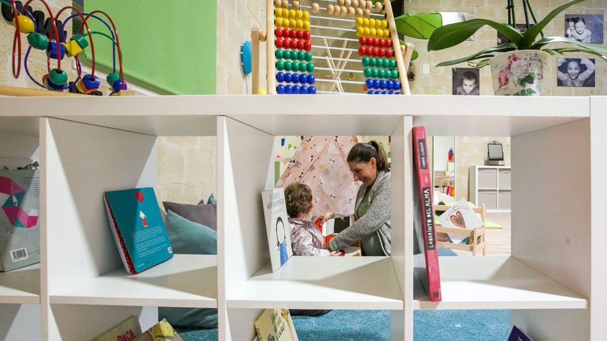 Una escuela infantil en Burgos. TOMÁS ALONSO