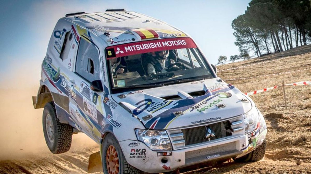 Gutiérrez, en acción durante el Rally de Cuenca.-FOTO CEDIDA POR ARC-RACING / P. MONTALVO